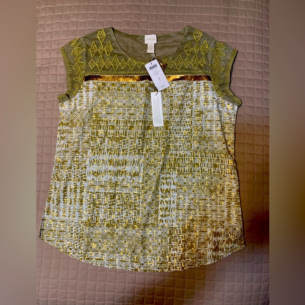 Chico’s Artisan Mix Joleen top
